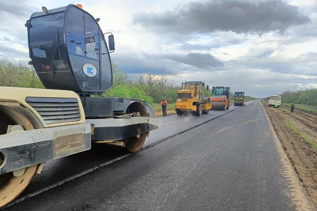 Работы на трех объектах нацпроекта «Безопасные качественные дороги» ведутся в Константиновском районе