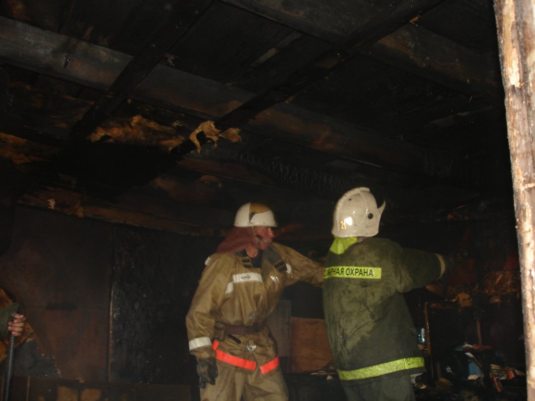 Пожар в частном доме в Константиновском районе